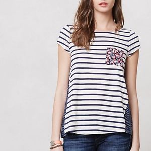 Anthropologie paper locket tee
